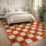 Autumn Leaves Patchwork Area Rug