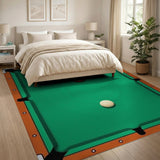 Billiards Rack Pool Table Area Rug