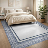 Nautical Anchor Lace Border Area Rug