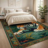 Majestic Jungle Tiger Tapestry Rug