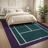 Green Tennis Court Area Rug