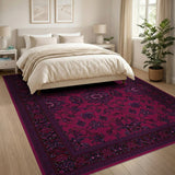 Traditional Persian Ornate Traditional Persian Red Area Rug