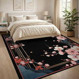 Elegant Cherry Blossom Pink Area Rug