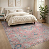 Pink Traditional Persian Area Rug