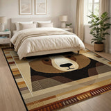 Geometric Bear Southwestern Area Rug