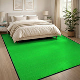 Vibrant Green 'Sweag The Dig' Geometric Area Rug