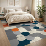 Multi-color and Patterns Abstract Geometric Multi-Color Area Rug