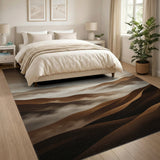 Misty Brown Hills Area Rug