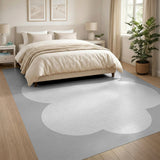Whimsical Cloud Shaped Area Rug