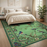 Birds and Cherry Blossoms Persian Area Rug