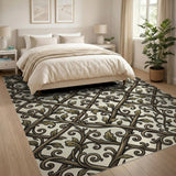 Vintage Vine Trellis Area Rug