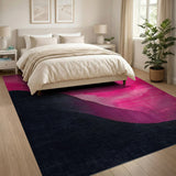 Pink Halftone Moonrise Area Rug