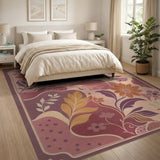 Pink Floral Vintage No. 8 Area Rug