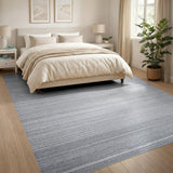 Grey Modern Grey Gradient Stripe Area Rug