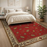 Golden Acorn Red Oriental Area Rug