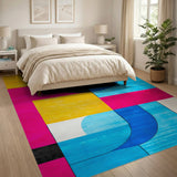 Bold Geometric Multi-Color No. 2 Area Rug