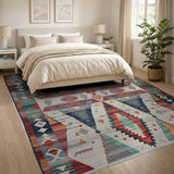 Vibrant Multi-Color Southwestern Geometric Area Rug