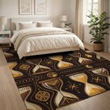 Heritage Tribal Hourglass Pattern Area Rug