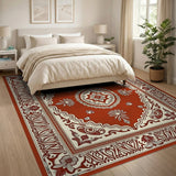 Ornate Red Ornate Red Persian Medallion Area Rug