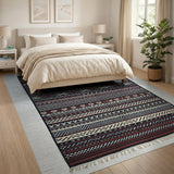 Heritage Tribal Geometric Woven Kilim Rug