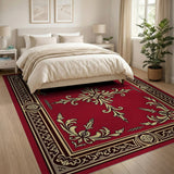 Elegant Red Ornate Persian Rug