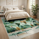 Global Forest World Map Adventure Rug