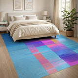 Vibrant Geometric Multi-Color and Patterns Area Rug