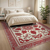 Ornate Red Persian Medallion Rug