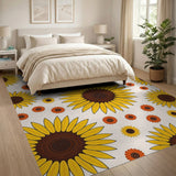 Sunflower Mandala Area Rug