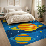 Kids Outer Space Planets Area Rug