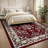 Traditional Persian Red Ornate Red Traditional Persian Area Rug