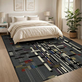Bold Multi-Color Geometric Area Rug