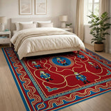 Smiling Nutcracker Parade Area Rug