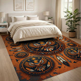 Fiery Eagle Heritage Tribal Area Rug