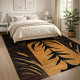 Heritage Tribal Bold Orange Tiger Stripe Area Rug
