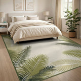 Coastal Palm Frond Area Rug