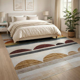 Multi-Color Arched Horizon Woven Rug