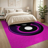 Glossy Bubble Number 8 Kids Area Rug