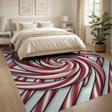 Candy Cane Swirl Area Rug