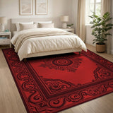 Regal Red Persian Medallion Area Rug