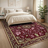 Ornate Traditional Persian Floral Area Rug