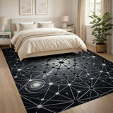 Cosmic Geometric Network Area Rug