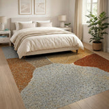 Rustic Flagstone Patchwork Area Rug