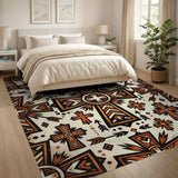 Southwestern Tribal Cross Area Rug