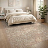Pink Floral Vintage No. 26 Area Rug