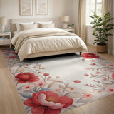 Pink Floral Vintage No. 20 Area Rug