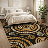 Coiled Nautical Rope Area Rug