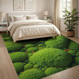 Vibrant Broccoli Cluster Area Rug
