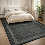 Geometric Diamond Heritage Tribal Area Rug
