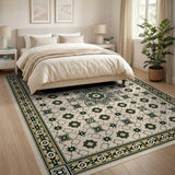 Beige Persian Starburst Geometric Area Rug
